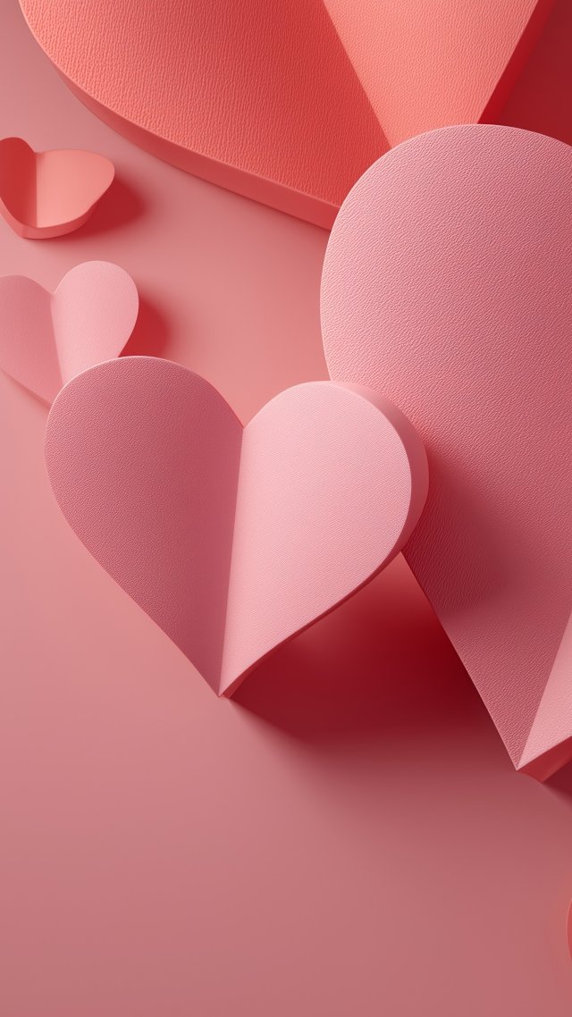 valentine decor wallpaper, sweet vibes, romantic themes, background for mobile wallpaper (vertical)