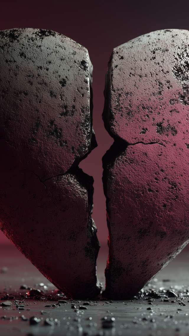 loneliness wallpaper, dark romance, broken heart, background for mobile wallpaper (vertical)