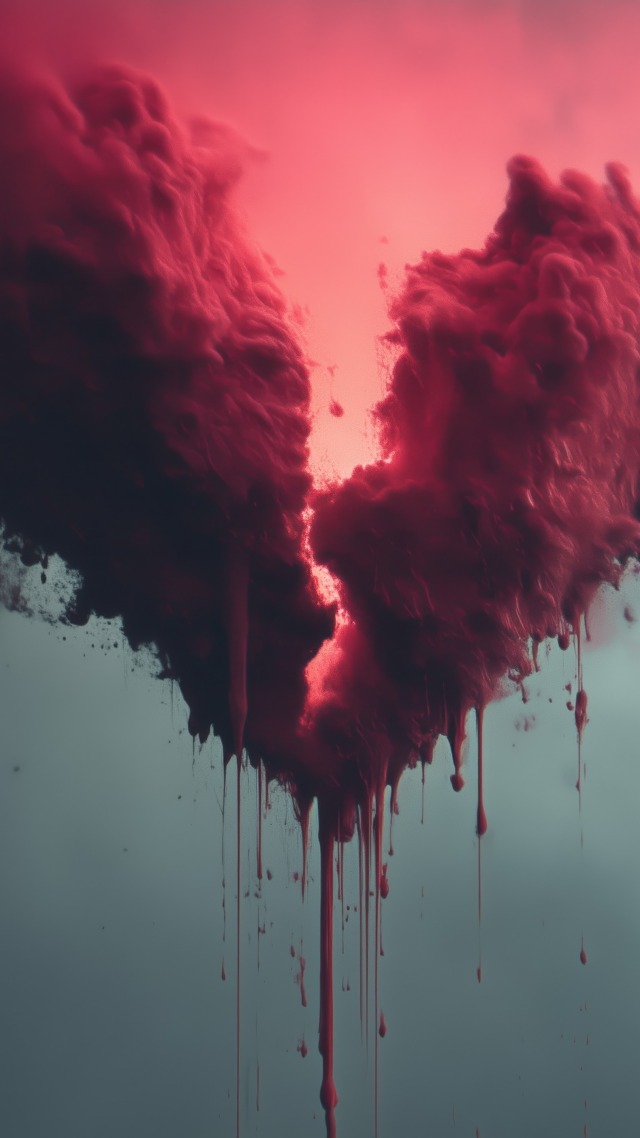 rebellion wallpaper, self-discovery, broken heart, background for mobile wallpaper (vertical)