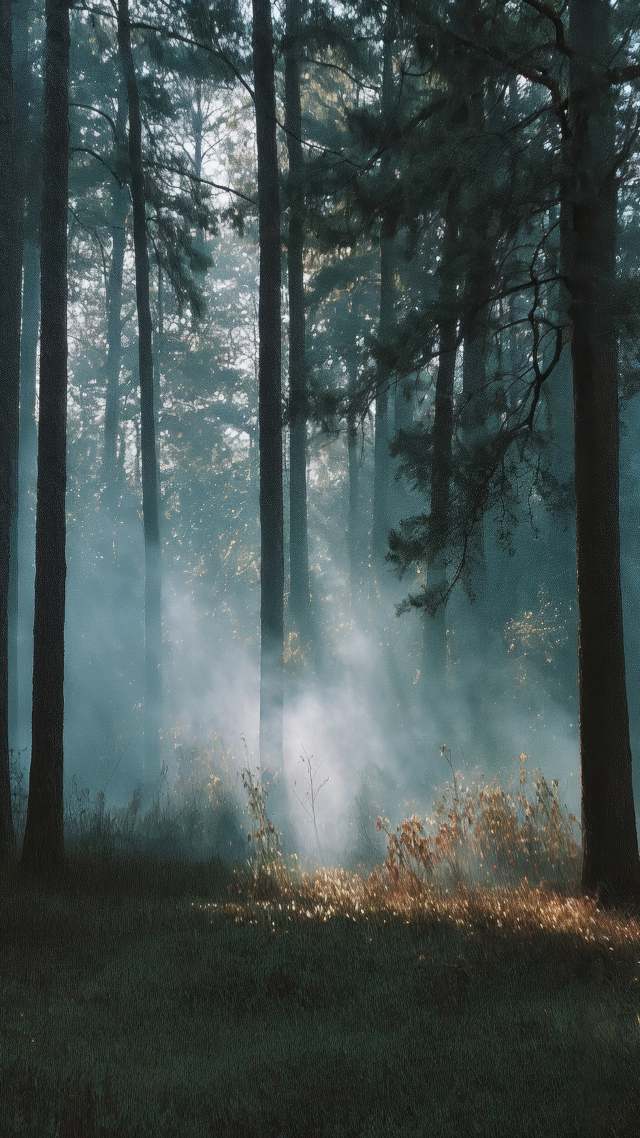 wilderness journey wallpaper, forest path, wooded area, background for mobile wallpaper (vertical)