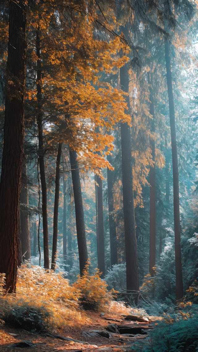 soft glow wallpaper, rustic beauty, cozy atmosphere, background for mobile wallpaper (vertical)