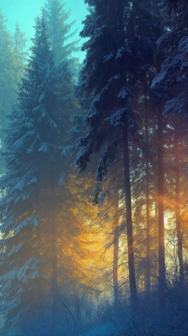 dramatic lighting wallpaper, golden color, radiant glow, background for mobile wallpaper (vertical)