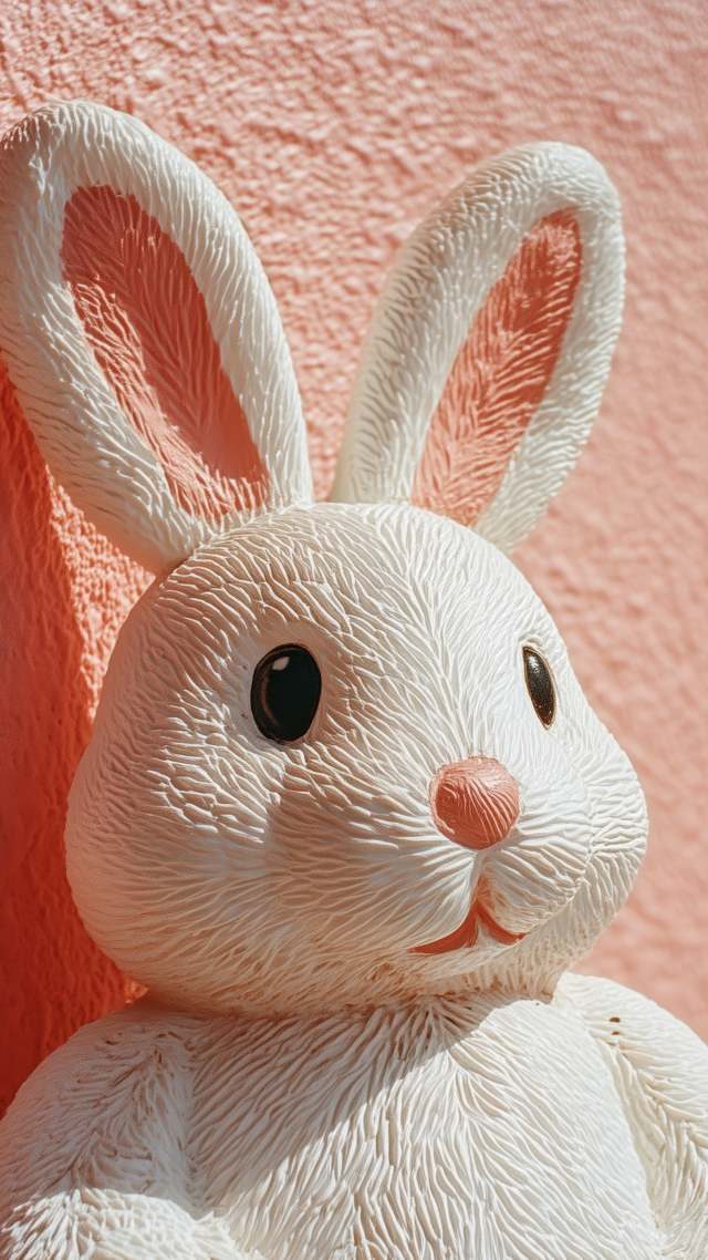 holiday graphics wallpaper, spring themes, rabbit, background for mobile wallpaper (vertical)