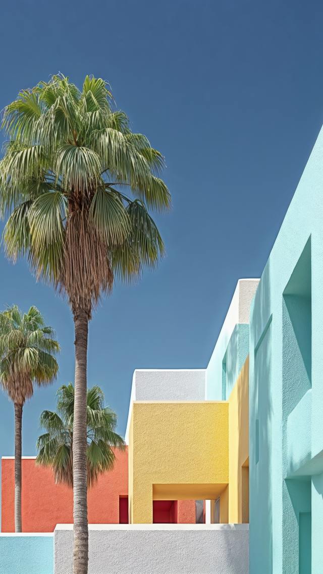 summer vibes wallpaper, warm sunshine, beachside escape, background for mobile wallpaper (vertical)