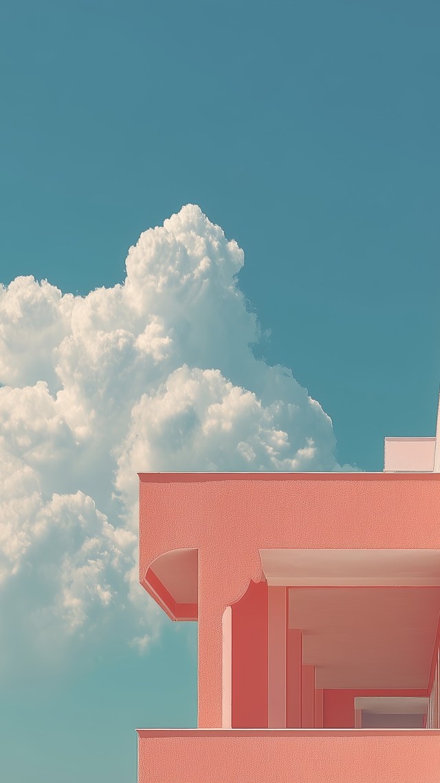 summer vibes wallpaper, beach landscape, palms, background for mobile wallpaper (vertical)