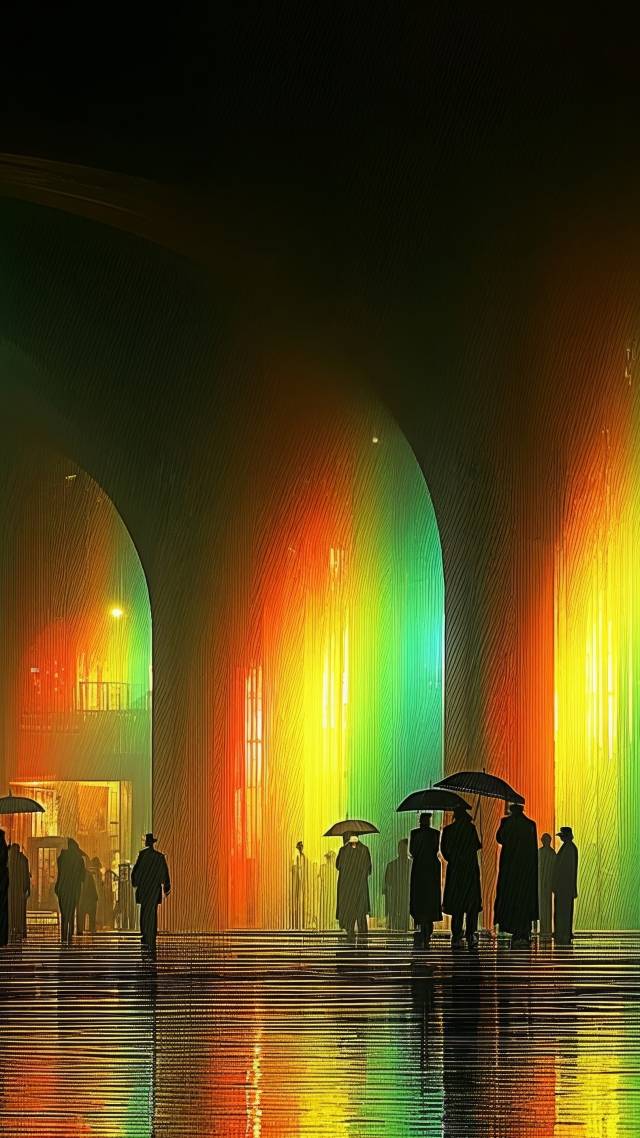 amoled wallpaper, vibrant aesthetics, rainbow aesthetic, background for mobile wallpaper (vertical)