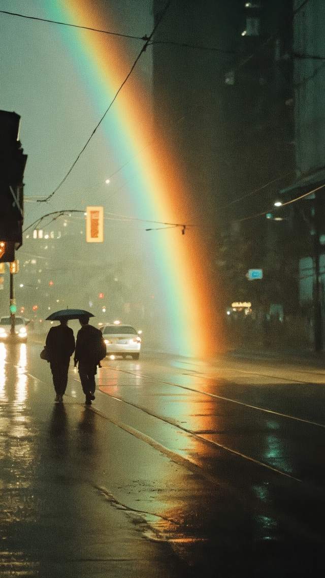 psychedelic colors wallpaper, rainbow lighting, neon art, background for mobile wallpaper (vertical)