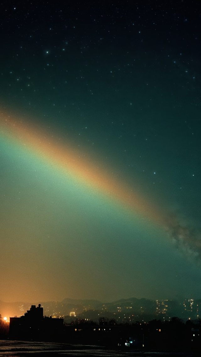 night photography wallpaper, evening glow, urban aesthetic, background for mobile wallpaper (vertical)