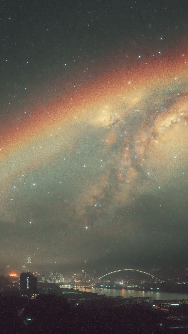 volumetric lighting wallpaper, urban aesthetics, modern architecture, background for mobile wallpaper (vertical)