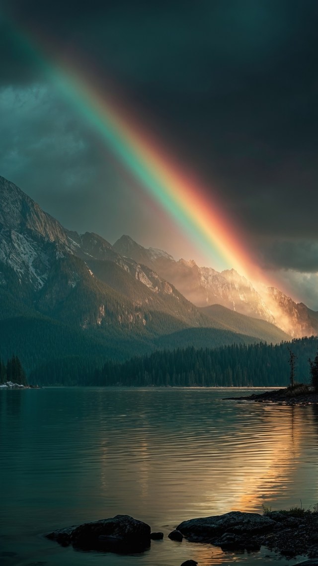 night scene wallpaper, glow, dusk colors, background for mobile wallpaper (vertical)