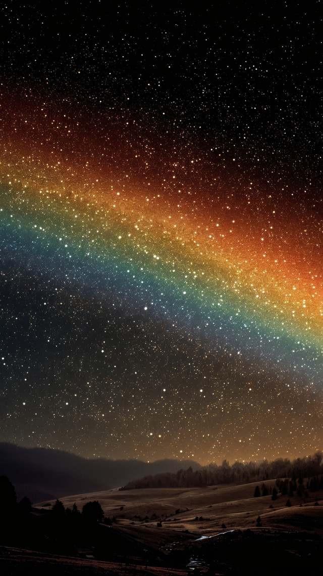 outdoor exploration wallpaper, rainbow mountains, serene views, background for mobile wallpaper (vertical)