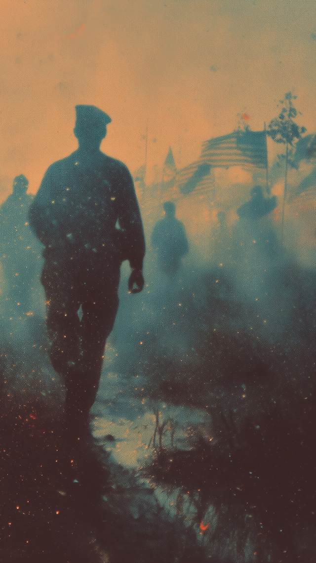 american flag wallpaper, tribute, fallen heroes, background for mobile wallpaper (vertical)