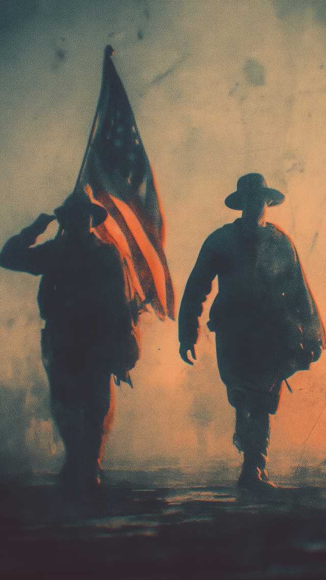 tradition wallpaper, remembrance, military honor, background for mobile wallpaper (vertical)