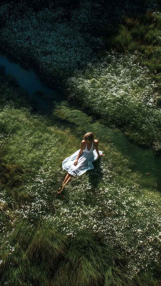 early bloom wallpaper, green growth, bright sunlight, background for mobile wallpaper (vertical)