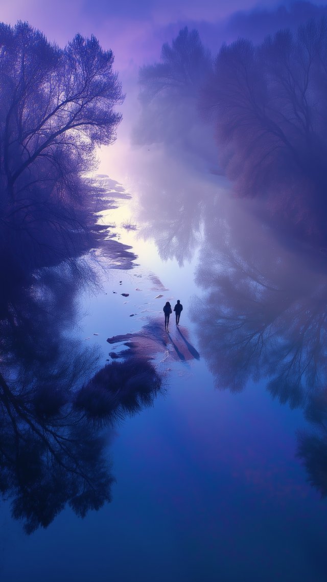 landscape view wallpaper, cloud cover, terrain, background for mobile wallpaper (vertical)