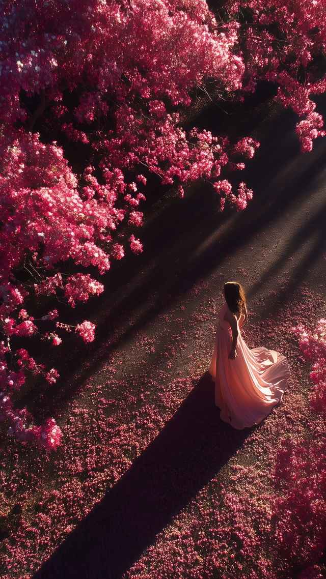 aerial wallpaper, serene scenery, terrain, background for mobile wallpaper (vertical)