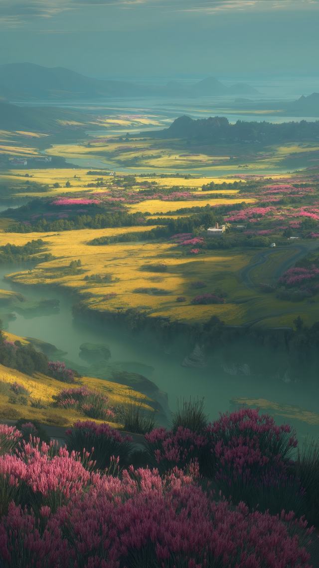 vast landscapes wallpaper, natural scenery, terrain, background for mobile wallpaper (vertical)