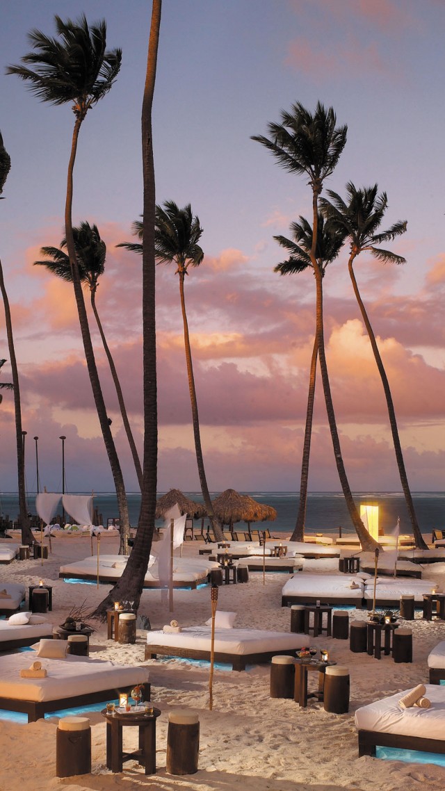 Paradisus Palma Real, Punta Kana, Best Hotels of 2017, Best beaches of 2017, tourism, travel, resort, vacation, sand, sunset (vertical)