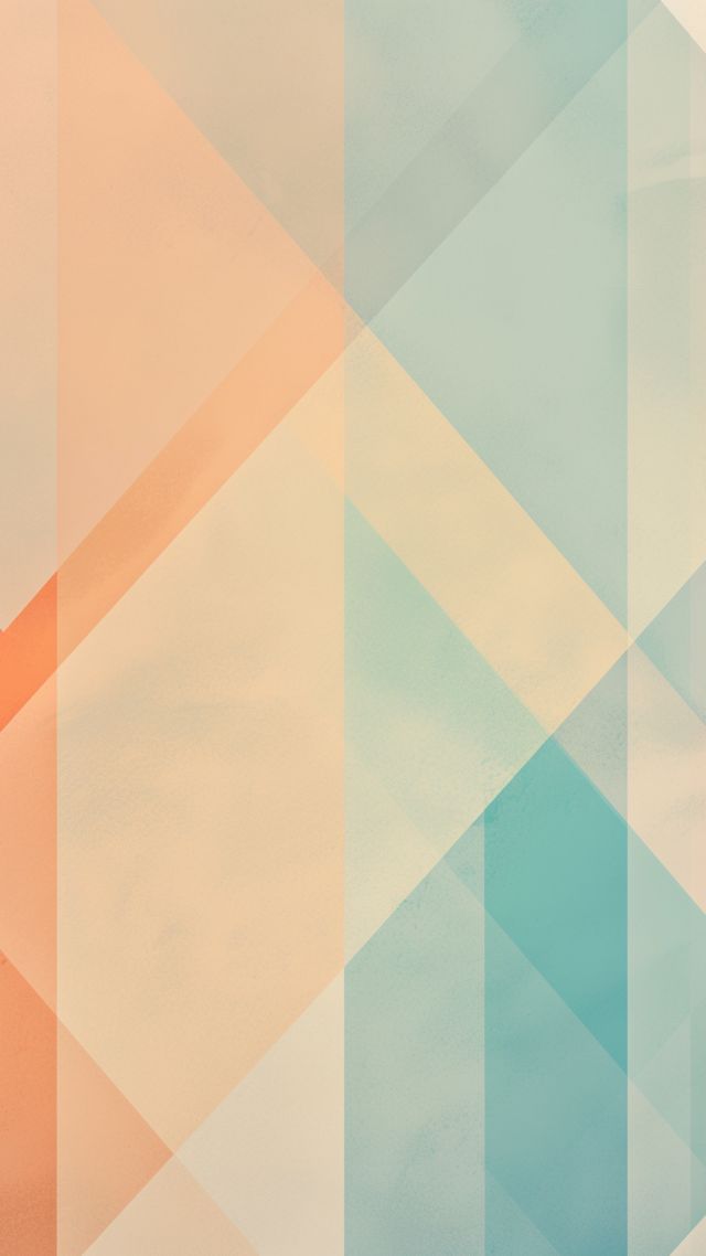 Wallpaper polygon, 4k, HD wallpaper, android, triangle, background, orange,  red, blue, pattern, OS #3522