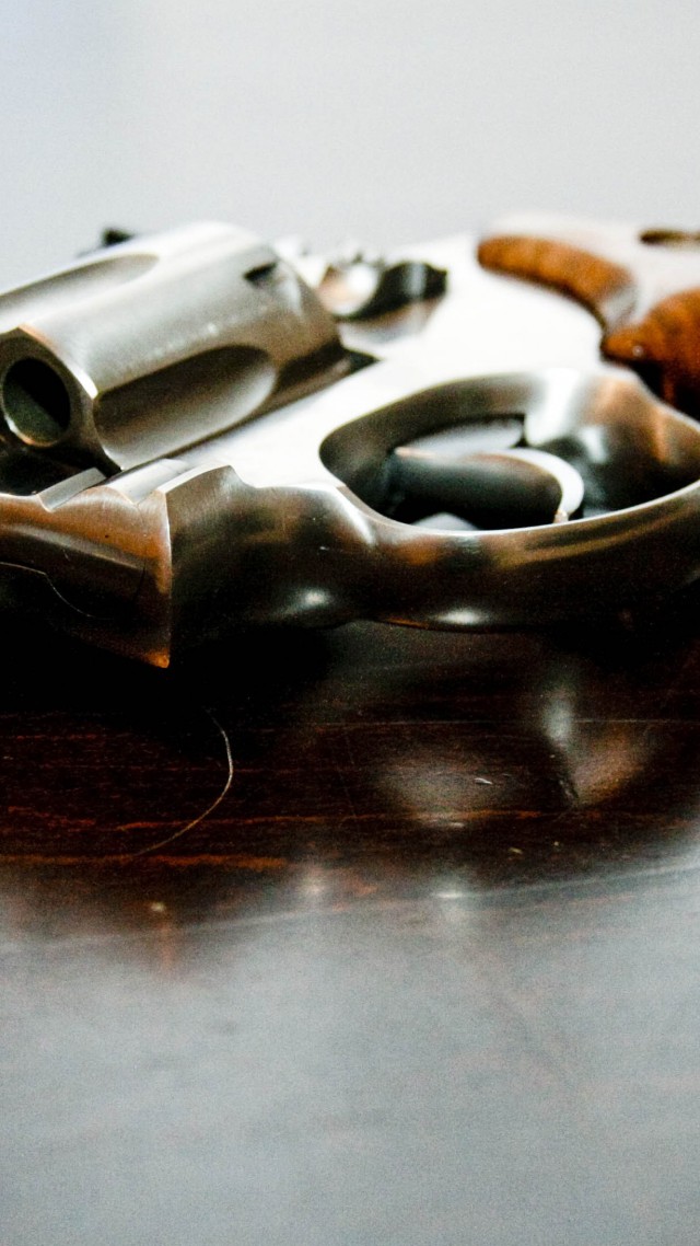 Smith & Wesson .357 Magnum Taurus, revolver (vertical)