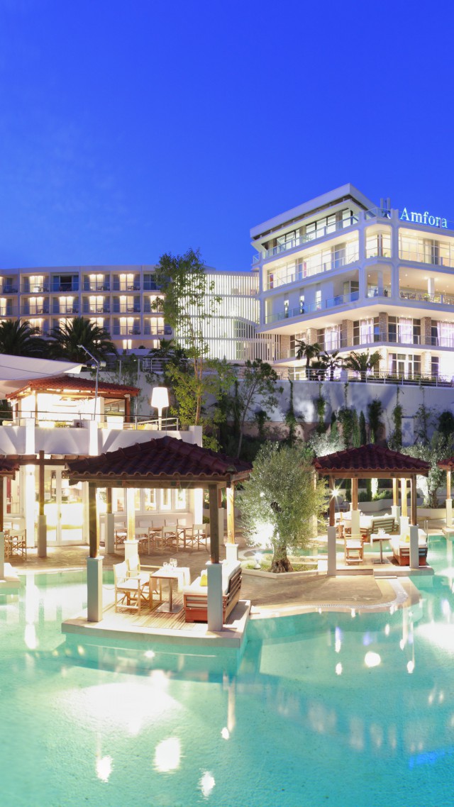 Hotel amfora, Hvar, Croatia, Best hotels, tourism, travel, resort, booking, vacation, pool (vertical)