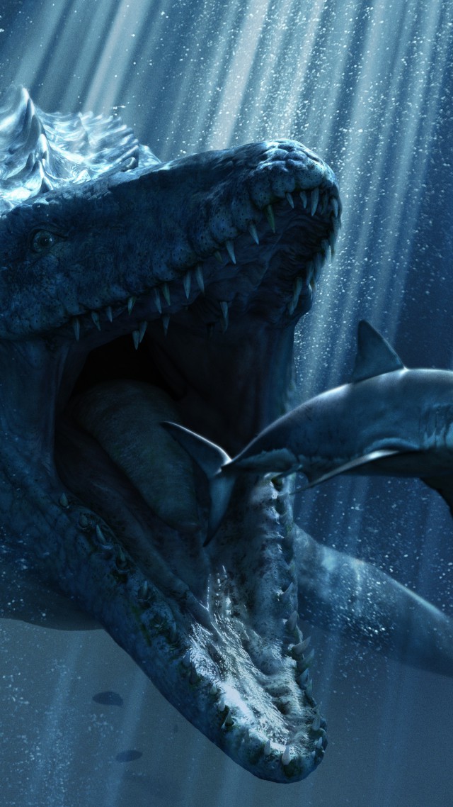Jurassic World, Dinosaurs, Best Movies of 2015, movie, shark, dinosaur (vertical)