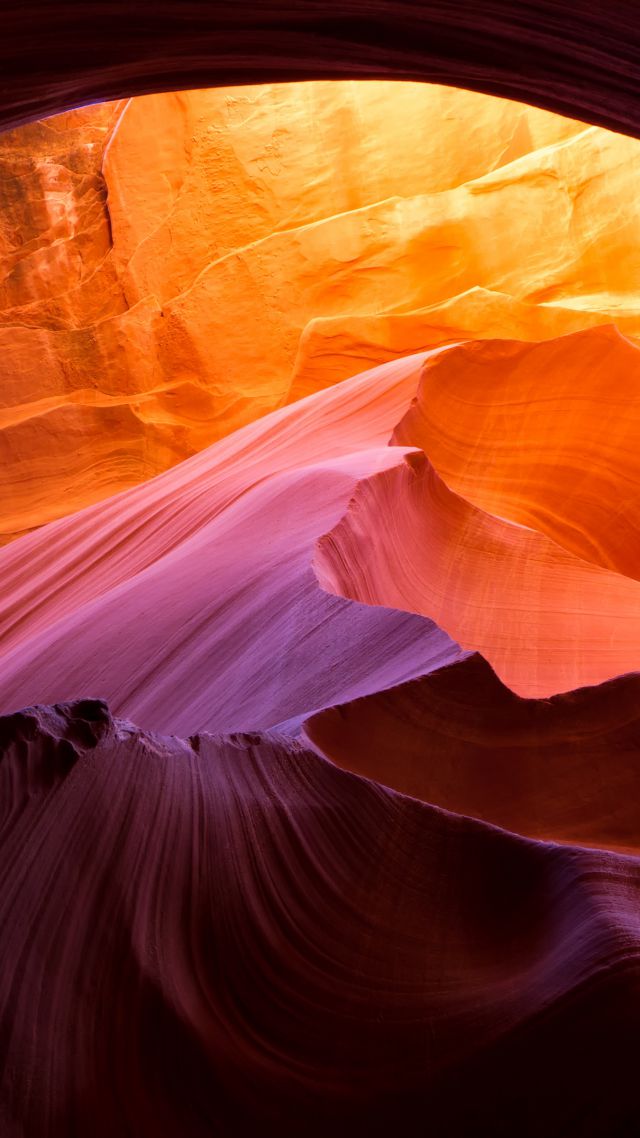Antelope Canyon, 4k, HD wallpaper, Arizona, USA (vertical)