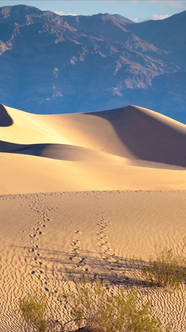 Death valley, 5k, 4k wallpaper, USA, desert, sand, mountains (vertical)