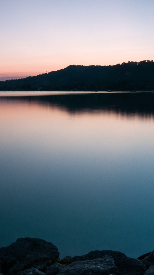 Murtensee, 4k, HD wallpaper, lake, murten, sunset, sunrise (vertical)