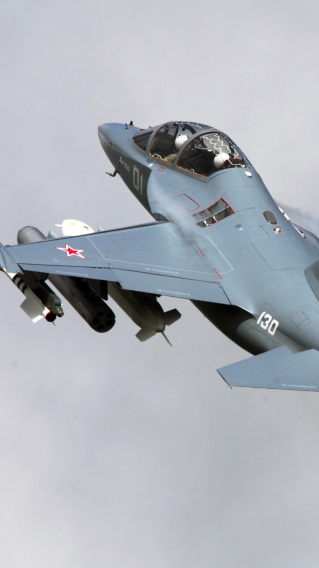 Yak-130, attack aircraft, Russian Army (vertical)