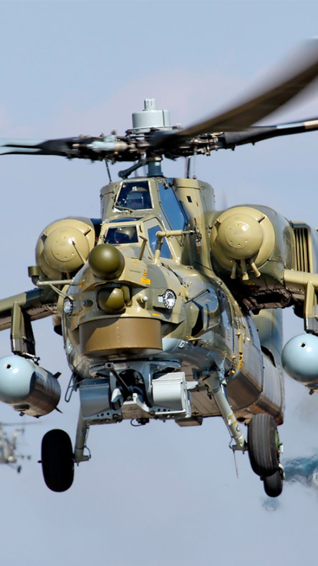 Mi-28, Attack helicopter, Russian Army (vertical)
