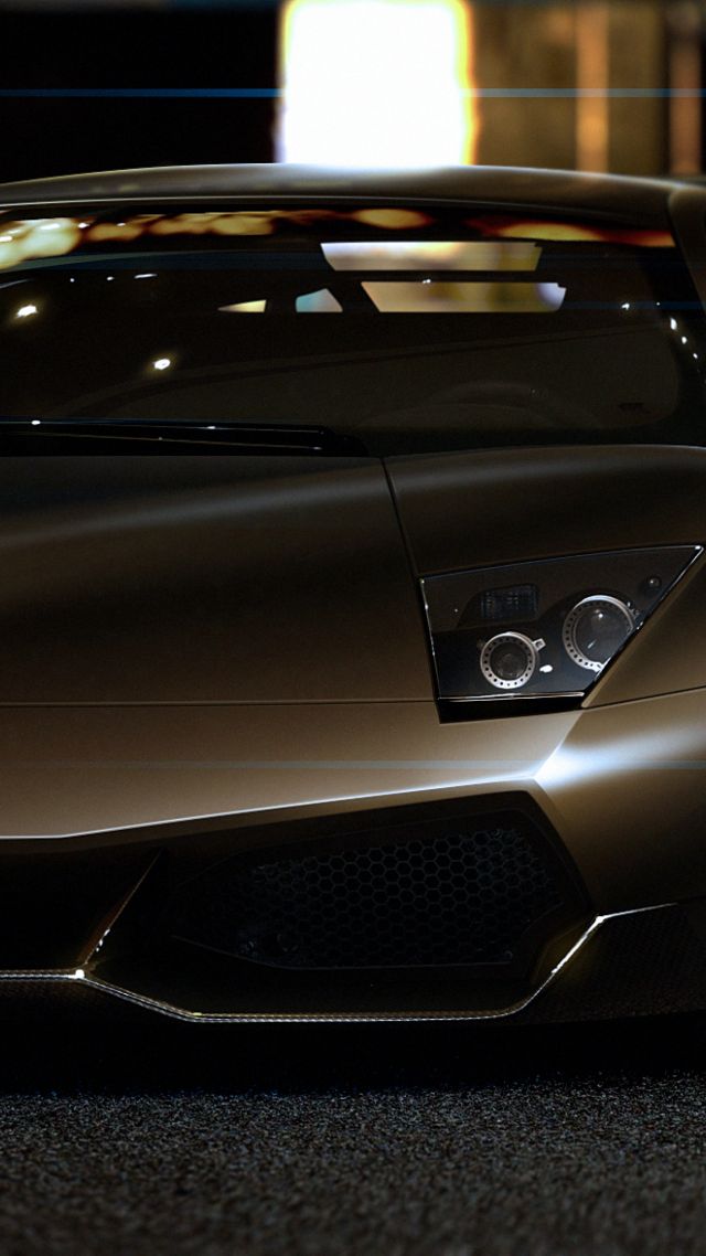 Lamborghini Murcielago, supercar, brown, Frankfurt 2015 (vertical)