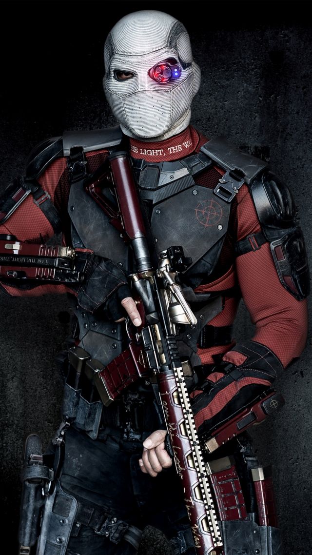 Deadshot, Suicide Squad, Will Smith, mask (vertical)