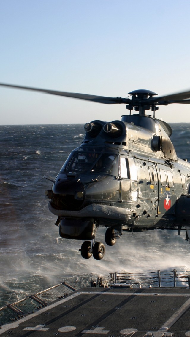 Eurocopter CH-32, Super Puma, helicopter, fighter, European Air Force (vertical)