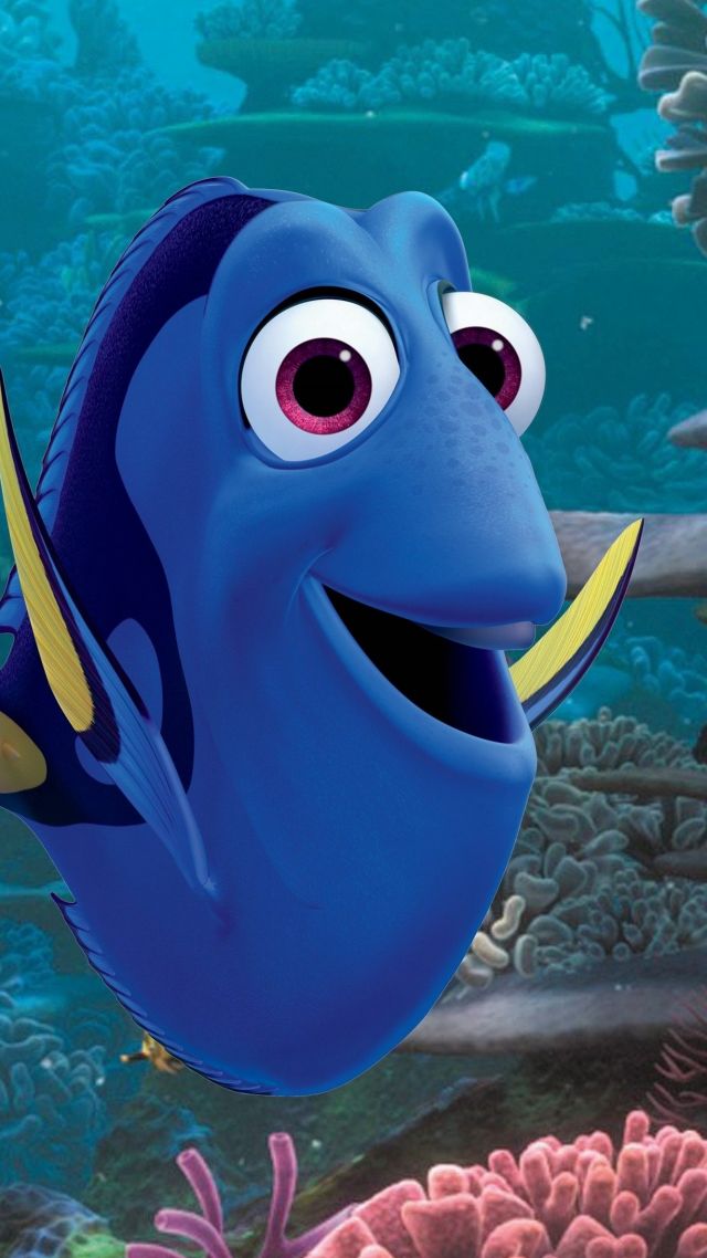Finding Dory, nemo, fish, Pixar, animation (vertical)
