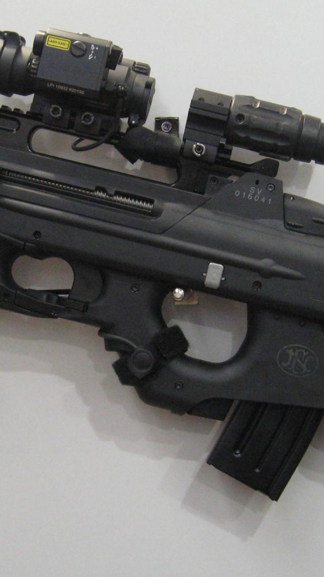 FN F2000, 5.56×45mm, NATO, assault rifle,  (vertical)