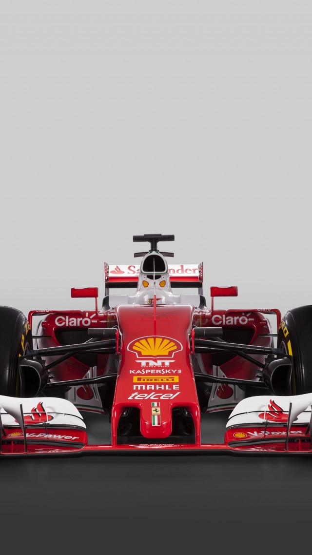 Ferrari SF16-H, Formula 1, F1, red (vertical)