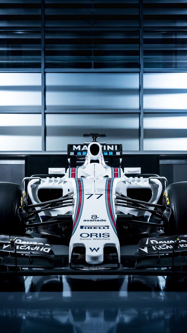 Williams FW38, Formula 1, testing, LIVE from Barcelona, F1 (vertical)