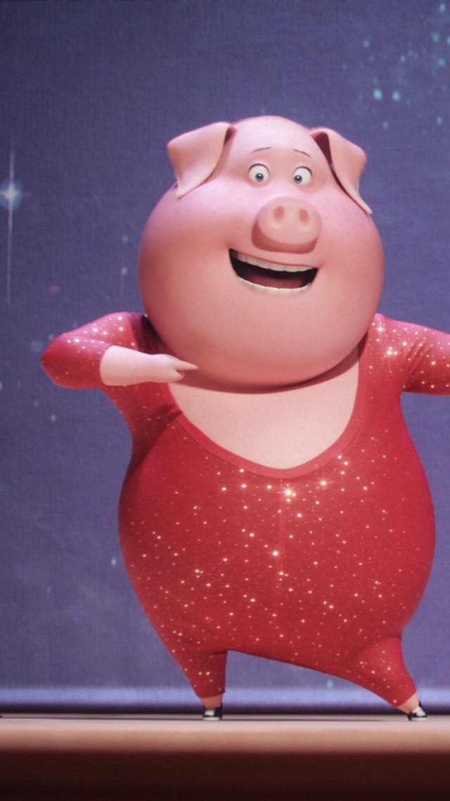 Sing, pig, gaga, best animation movies of 2016 (vertical)