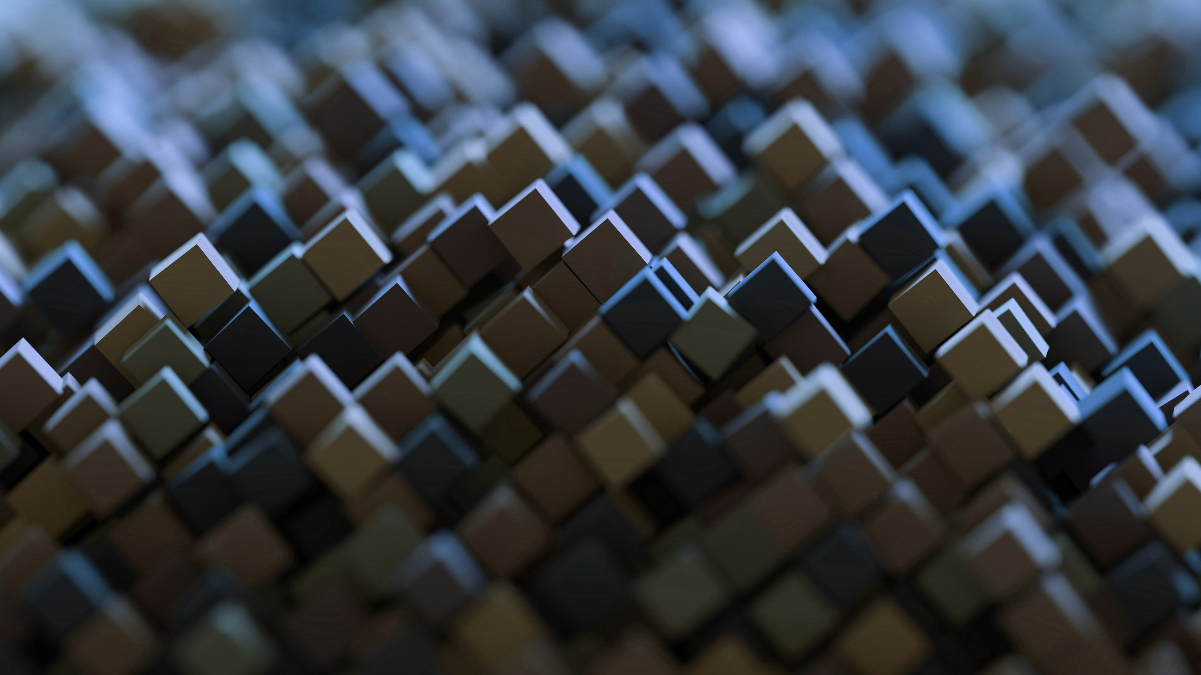 Wallpaper 3D, 4k, abstract, cubes, Abstract #13554