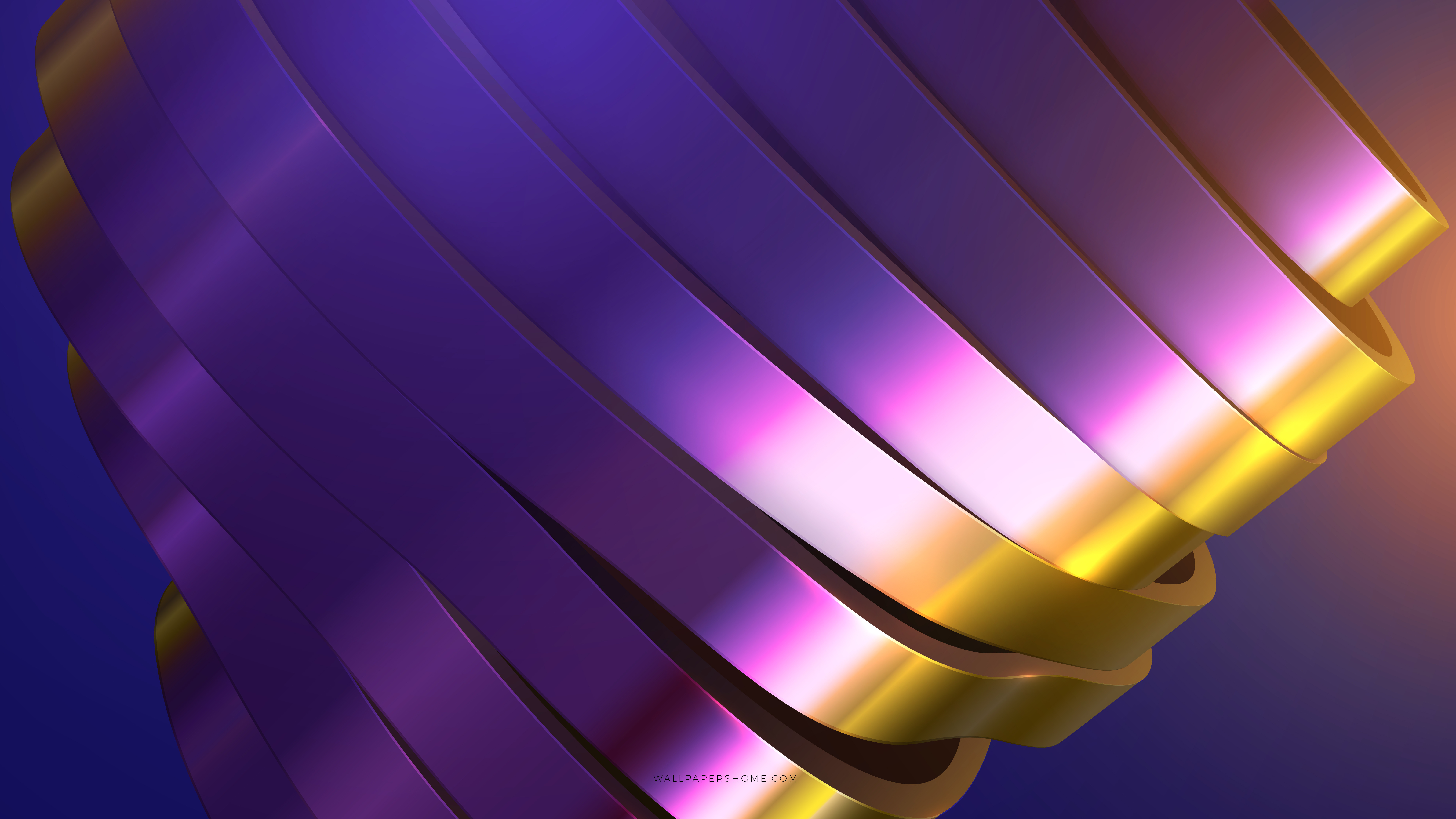 Wallpaper abstract, 3D, colorful, 8k, OS #21475