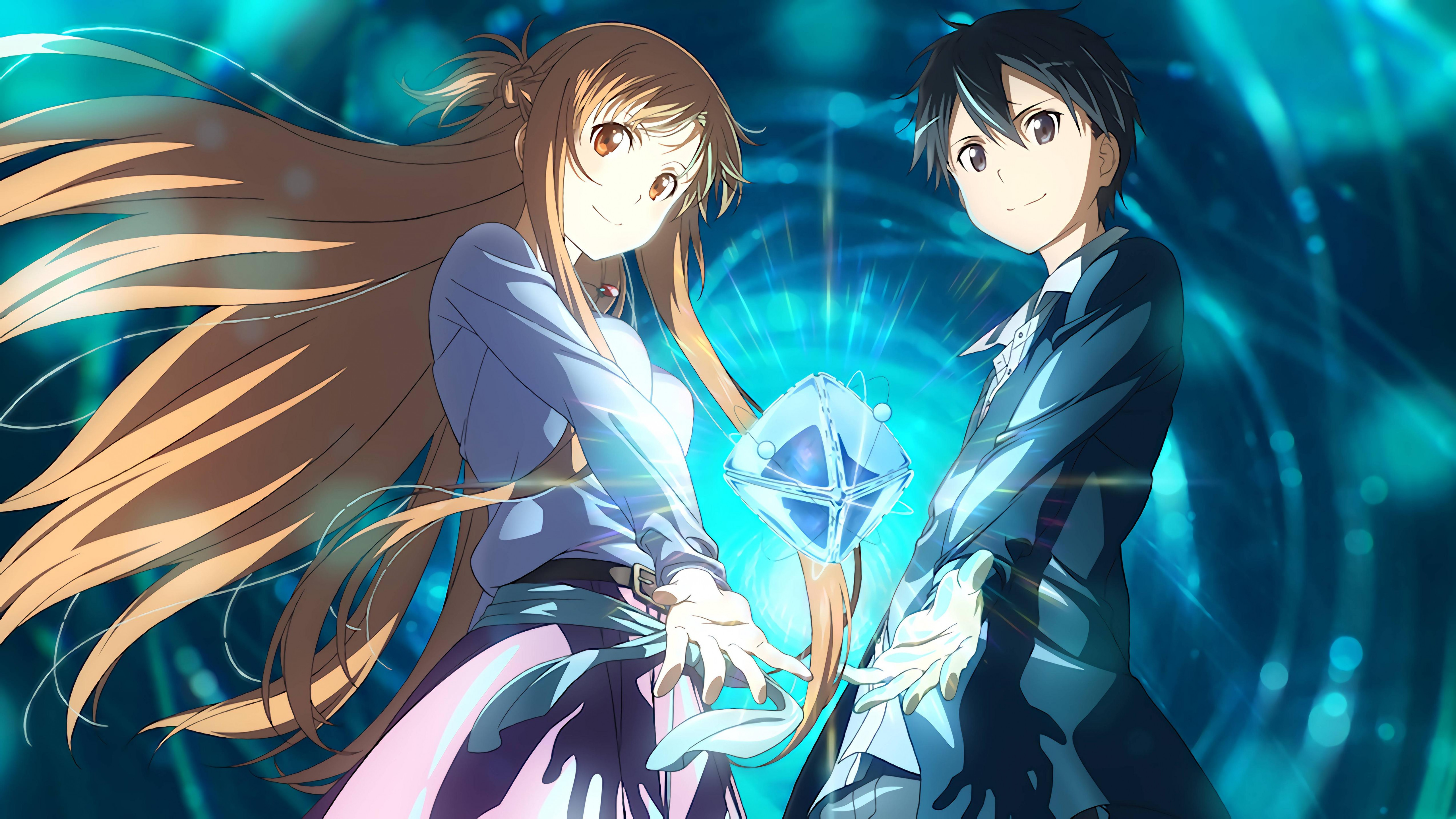 Wallpaper anime, anime couple, Sword Art Online Movie: Ordinal Scale