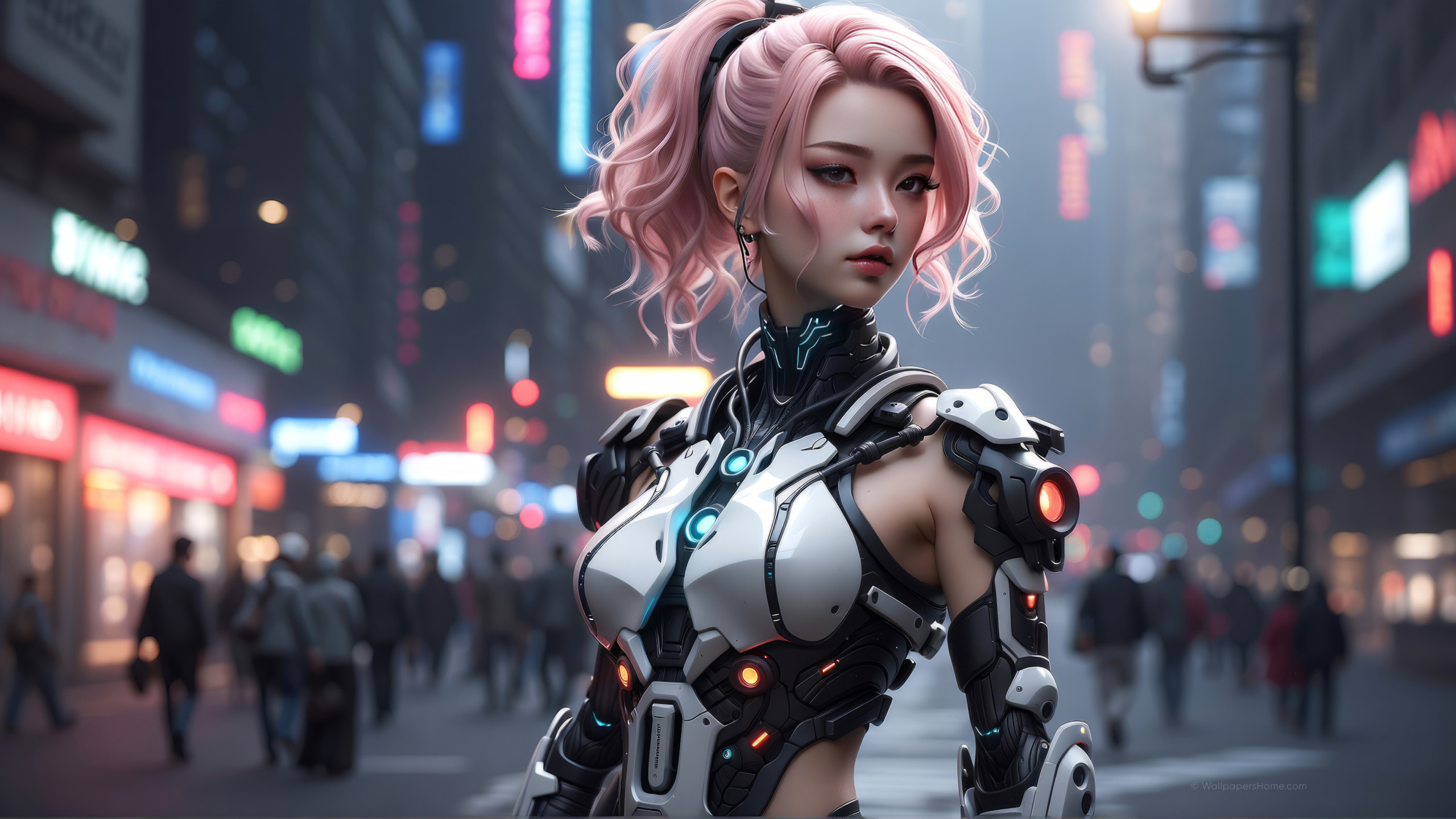 Cyberpunk anime girl