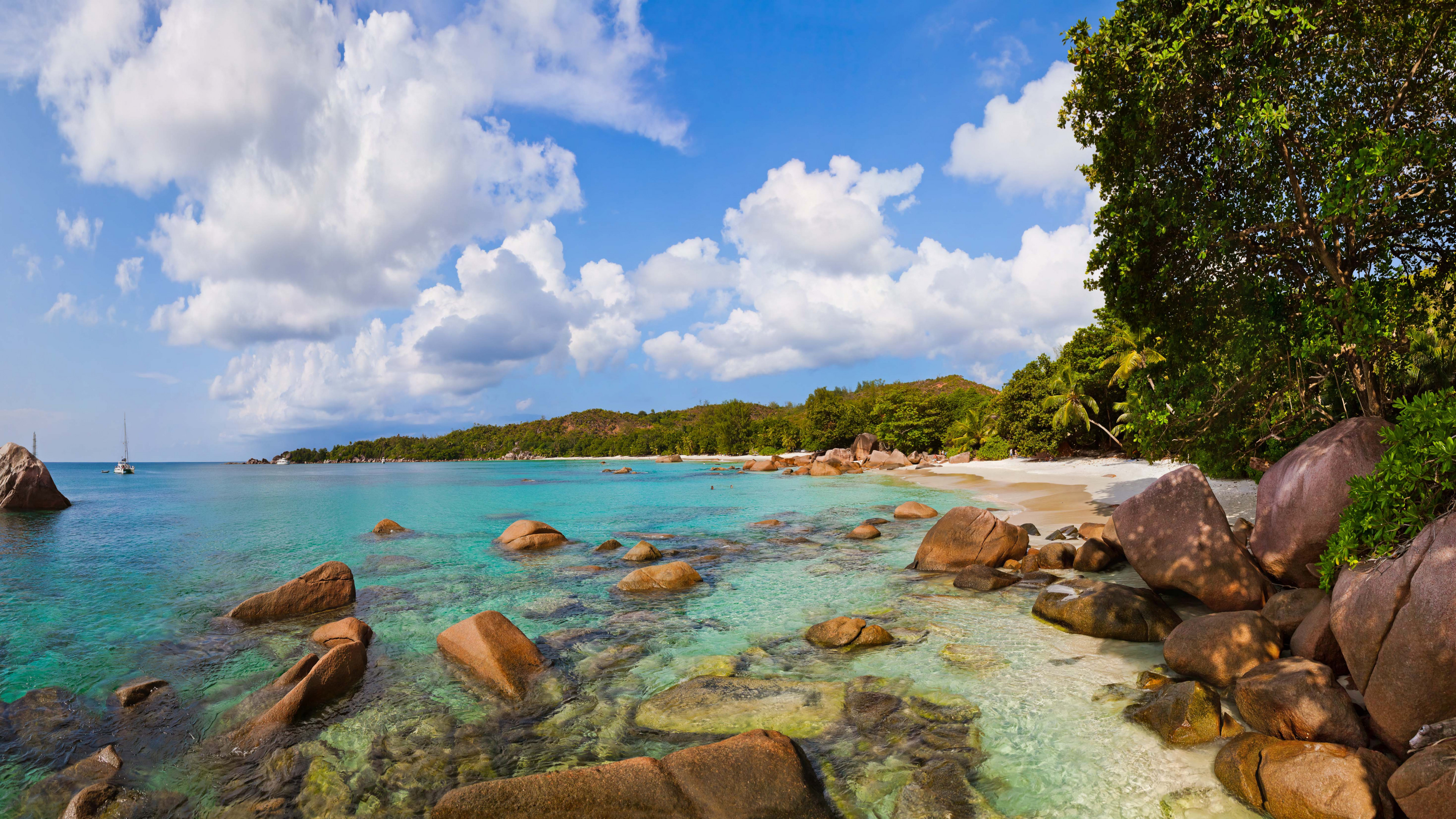 Wallpaper Anse Lazio  Praslin Island  Seychelles  Best beaches 2016