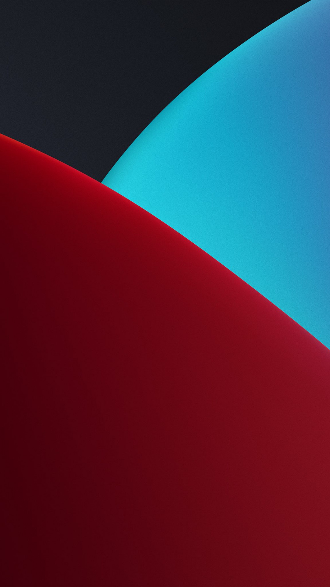 Wallpaper Apple CarPlay, red, blue, dark, OS #23237