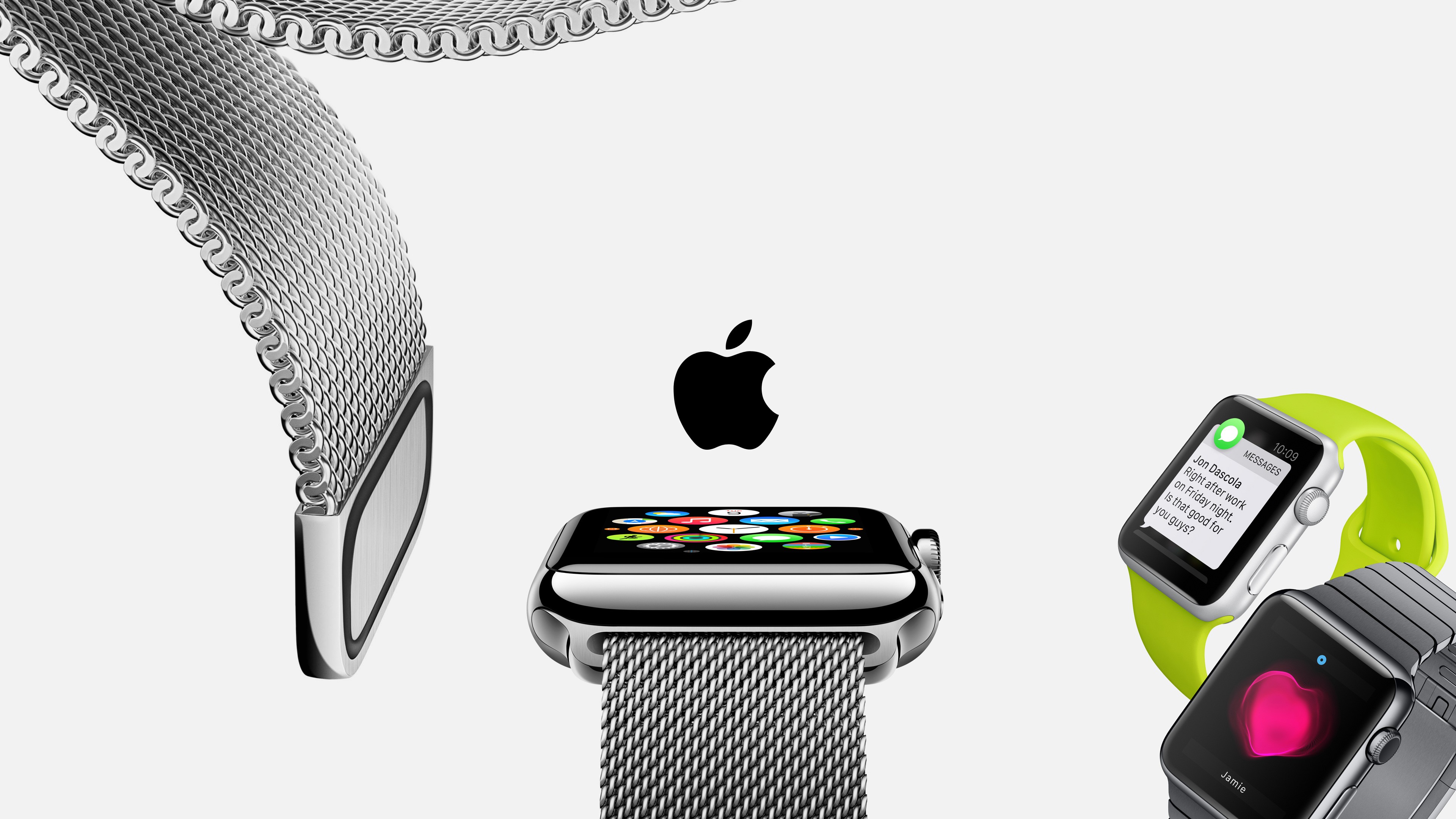 Wallpaper Apple Watch, watches, wallpaper, 5k, 4k, review, iWatch, Apple,  interface, display, silver, Real Futuristic Gadgets, Hi-Tech #3515