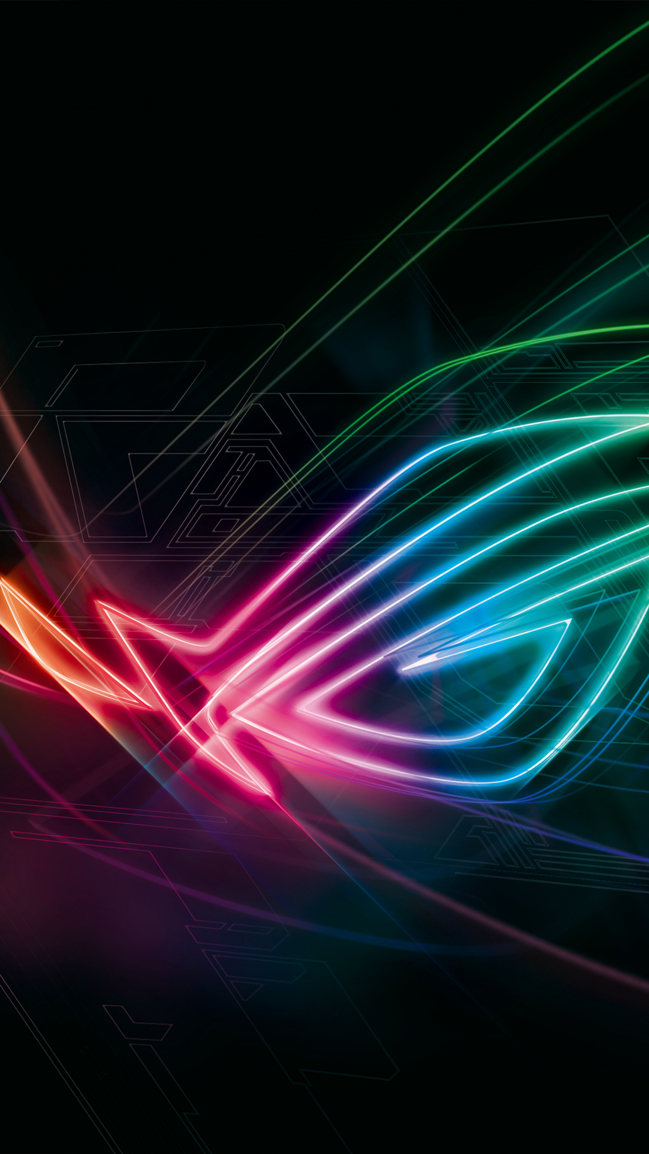 Wallpaper Asus Rog Phone 2 Colorful Android 9 Pie 4k Os 21977