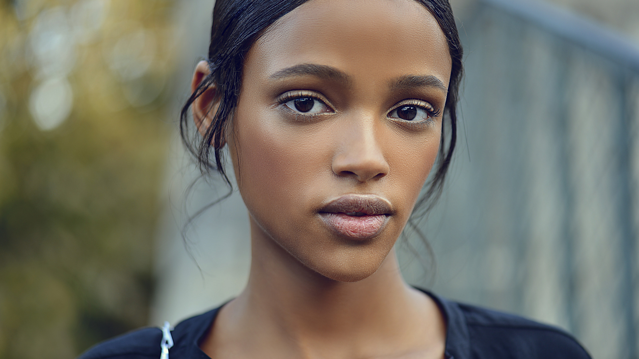 Wallpaper Aya Jones, model, spring 2015 top models, eyes 