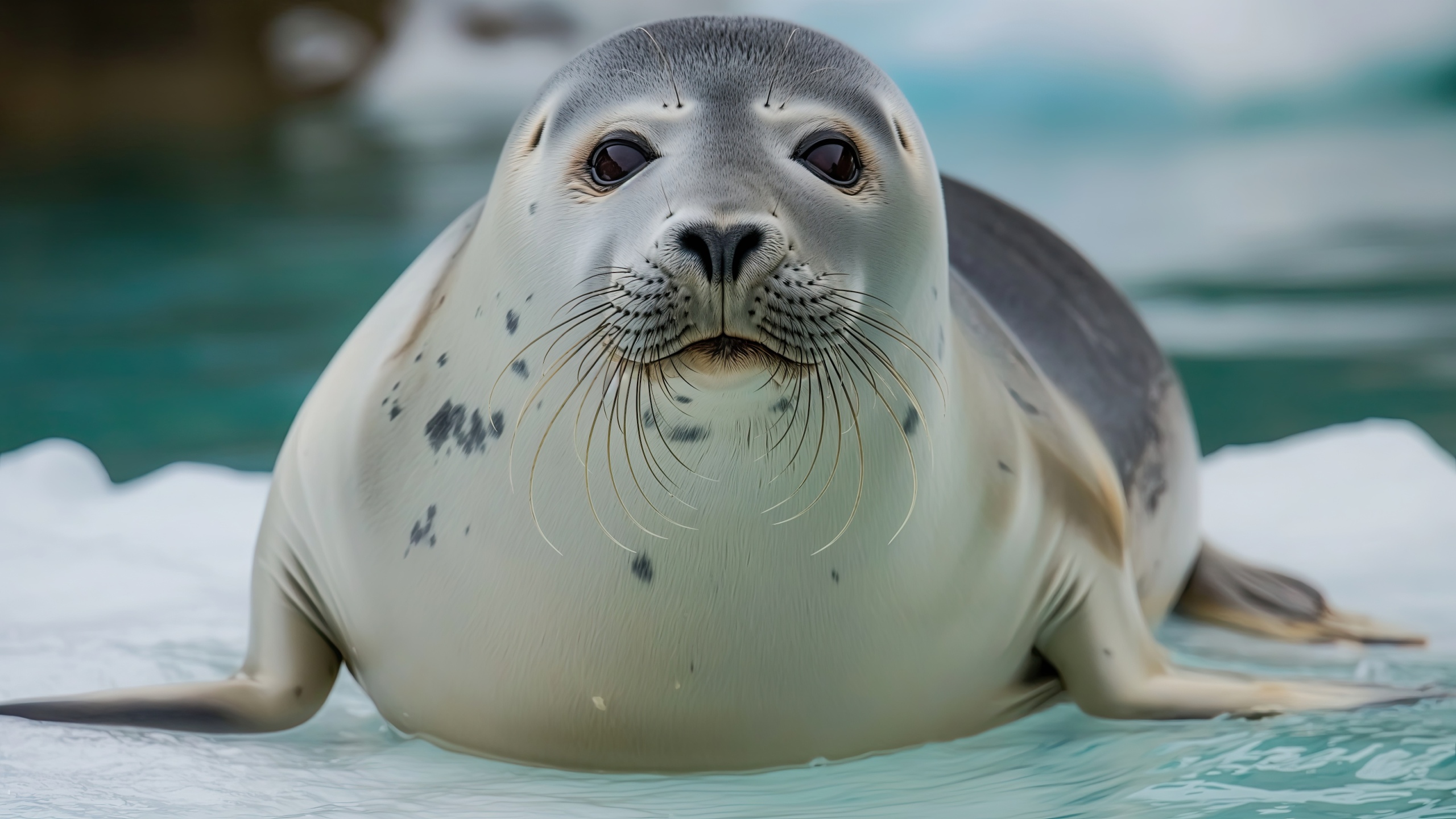 Bearded Seal Wallpaper 4k Arctic Blue Bearded Seal Wallpaper 4k Arctic Blue