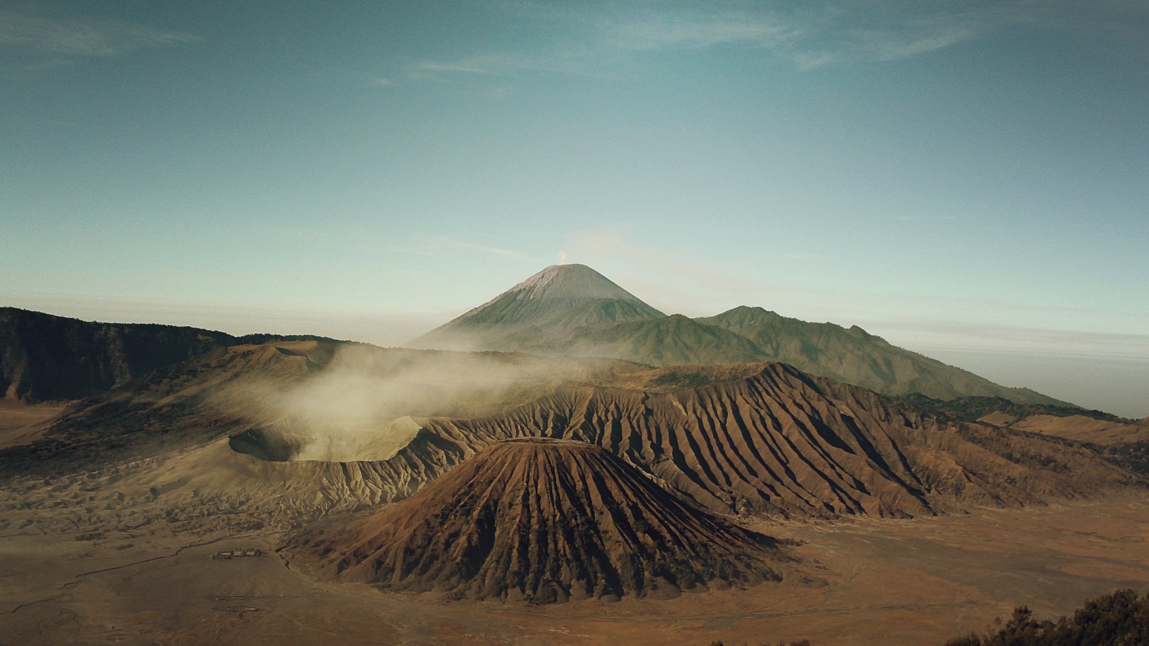 Wallpaper Bromo, 4k, 5k wallpaper, Indonesia, volcano, sand, OS #6520